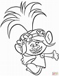 Poppy Trolls Coloring Pages - Coloring Home