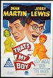 THAT'S MY BOY Original One sheet Movie Poster Dean Martin Jerry Lewis ...