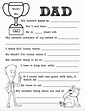 Free Printable Father’s Day Coloring Worksheets: 2 designs