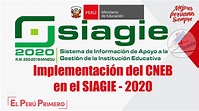 SIAGIE: Implementación del CNEB en el SIAGIE para el año 2020, www ...