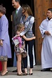 Princess Sofia gave Letizia a hug after Easter Mass in Palma de | Kate ...