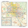Mapa de Phoenix: mapa offline e mapa detalhado da cidade de Phoenix