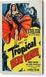Vintage Tropical Heat Wave Movie Poster, 1952 - Acrylic Print ...