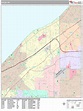 Euclid Ohio Wall Map (Premium Style) by MarketMAPS - MapSales.com