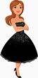 Cute Dress Cartoon Png - Download this cartoon bride and groom ...