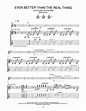 Even Better Than The Real Thing Sheet Music | U2 | Guitar Tab