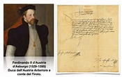 Ferdinando II d'Austria d'Asburgo (1529-1595) - Autograph; - Catawiki