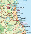 Gold Coast Map | Gold coast, Australia map, State forest