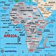 The map of Africa and Asia showing the coverage of the dataset ...