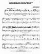 Partition piano Bohemian Rhapsody de Queen - Piano Solo