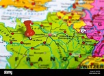 Le mans france map hi-res stock photography and images - Alamy