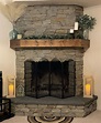 Bluestone Fireplace Hearth - Natural Stone one piece hearth pad hearth slab