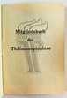 Mitgliedsbuch der Thälmannpioniere | DDR Museum Berlin