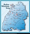 Baden Württemberg Karte / Liste Der Land Und Stadtkreise In Baden ...