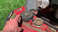 Toro Timemaster Synchronous Belt Replacement - Quick Method - YouTube
