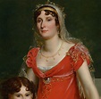 François Gérard - Elisa Bonaparte with her daughter Napoleona Baciocchi ...