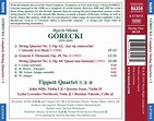 Tippett Quartet - Górecki: Complete String Quartets, Vol. 1 (2018) Hi-Res