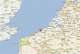 Oostende Map - Belgium