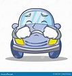 Crying Cute Car Character Cartoon Stock Vector - Illustration of ...