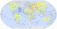 Free Blank Printable World Map Labeled | Map of The World [PDF]