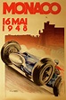 Monaco Grand Prix Poster 1948, won by Maserati 4CLT Photograph by Retro ...
