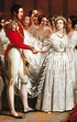 Painting of the wedding of H.M. Queen Victoria and H.R.H. Prince Albert ...