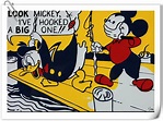 Roy Lichtenstein Look Mickey HD print on Canvas | Etsy
