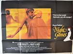 NIGHT GAMES (1979) Cinema Quad Movie Poster - Cindy Pickett, Joanna ...