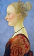 Antonio Pollaiuolo - Portrait of a young Lady, | Renaissance paintings ...
