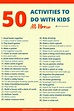 50 Things To Do with Kids at Home | Fun Indoor Activities for Kids ...