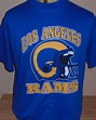 vintage 1980s Los Angeles Rams football retro t shirt XL by ...