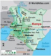 Map Of Nairobi Kenya Africa - Topographic Map World
