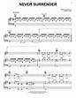 Corey Hart "Never Surrender" Sheet Music PDF Notes, Chords | Pop Score ...