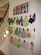 Kinderzimmer Hang artwork from wires in a hallway. Idea from www ...