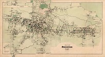 Map of Brockton, Massachusetts - Art Source International