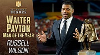 Russell Wilson Wins Walter Payton NFL Man of the Year Award | 2021 NFL ...