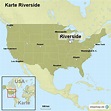 StepMap - Karte Riverside - Landkarte für USA