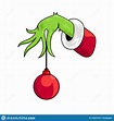 Illustration about Editable vector a printable of Grinch`s Hand With ...