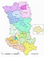 Carte des nouveaux cantons des Deux-Sèvres avec villes et communes