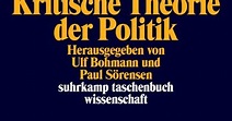 Political Theory - Habermas and Rawls: Neues Buch: "Kritische Theorie ...