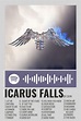 Icarus Falls by Zayn | One direction posters, Minimalist poster, Music ...