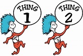 Thing 1 And Thing 2 Printable Clip Art - ClipArt Best