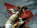 Napoleon Bonaparte Crossing The Alps, Detail Painting By Jacques Louis ...