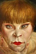 Otto Dix, Woman on a Leopard Skin, 1927, Cornell University (detail) | Portrait painting ...