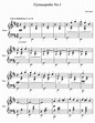 Erik Satie - Gymnopédie No.1 sheet music for Piano download free in PDF ...