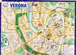 Map of Verona, Italy