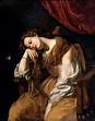Artemisia Gentilischi's Conversion of Mary Magdalene Baroque Painting ...