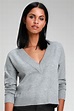 Cute Light Grey Sweater - Knit Sweater - V-Neck Sweater Top - Lulus