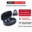 Aolon 2023 New TWS Bluetooth 5.3 Bone Conduction Earphone Sport Earbud ...