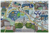 Duke University West Campus Map